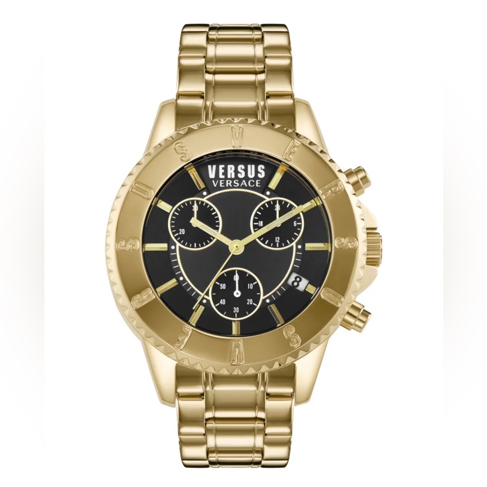 Gold Versace Watch